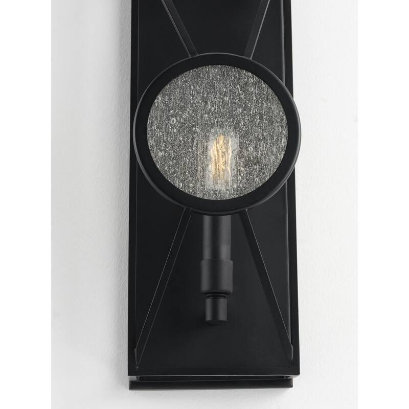Cumberland Collection One-Light Black Wall Sconce