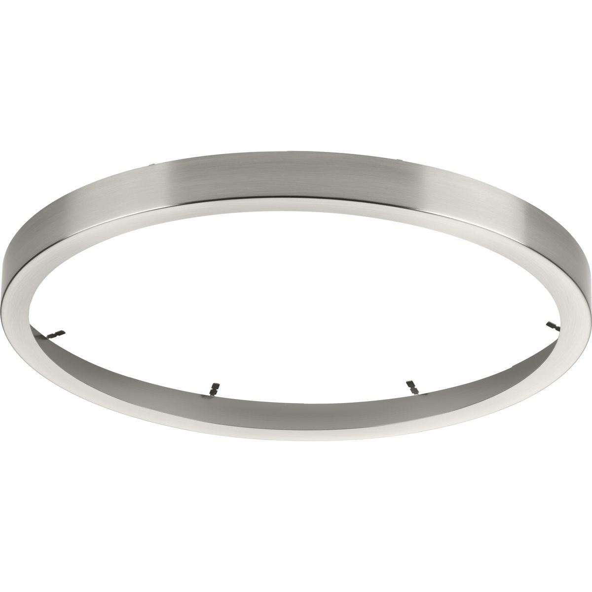 Progress Lighting Everlume Collection Brushed Nickel 14" Edgelit Round Trim Ring - 14.410" x 14.410" x 1.570"