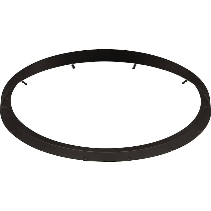 Everlume Collection Antique Bronze 18" Edgelit Round Trim Ring - 18.500" x 18.500" x 1.570"