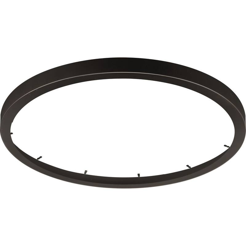 Everlume Collection Antique Bronze 18" Edgelit Round Trim Ring - 18.500" x 18.500" x 1.570" - 18.500" x 18.500" x 1.570"