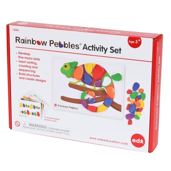 slide 2 of 2, Edx Education® Rainbow Pebbles® Activity Set