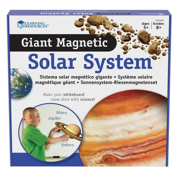 slide 2 of 3, Learning Resources® Giant Magnetic Solar System Set, Set of 12