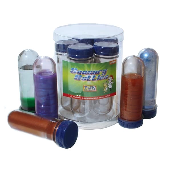 slide 1 of 1, Fun Science Jumbo Sensory Bottles, 5-pack