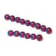 preview thumbnail 3 of 2, Dowling Magnets® North/South Magnet Marbles (Red/Blue), Set of 100