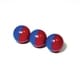 preview thumbnail 4 of 2, Dowling Magnets® North/South Magnet Marbles (Red/Blue), Set of 100