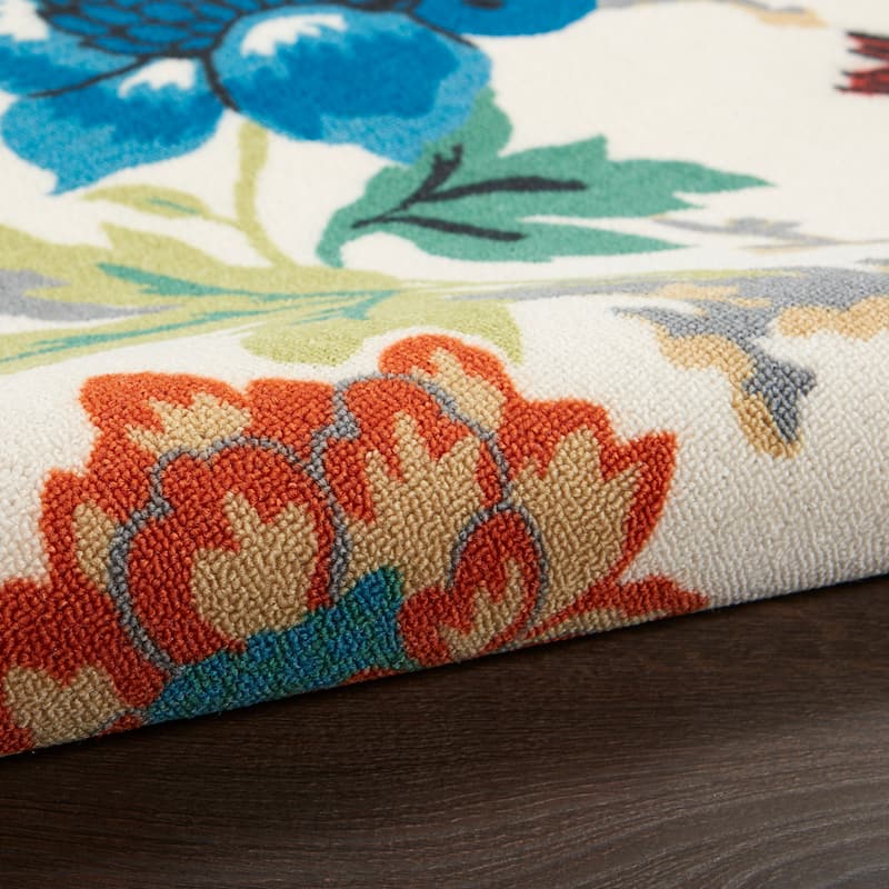 Waverly Sun N' Shade Floral Indoor/Outdoor Area Rug