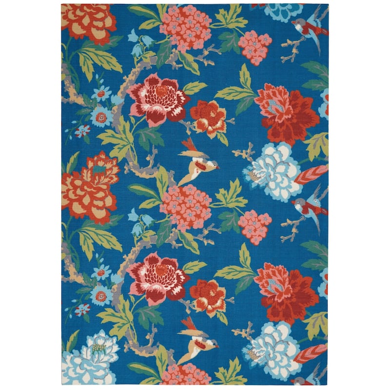 Waverly Sun N' Shade Floral Indoor/Outdoor Area Rug