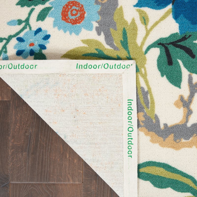 Waverly Sun N' Shade Floral Indoor/Outdoor Area Rug