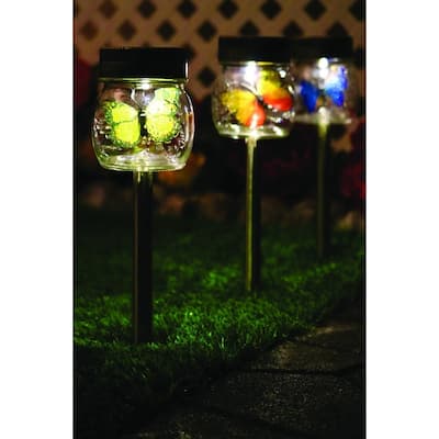 Solar Butterfly Jar 3 Pack