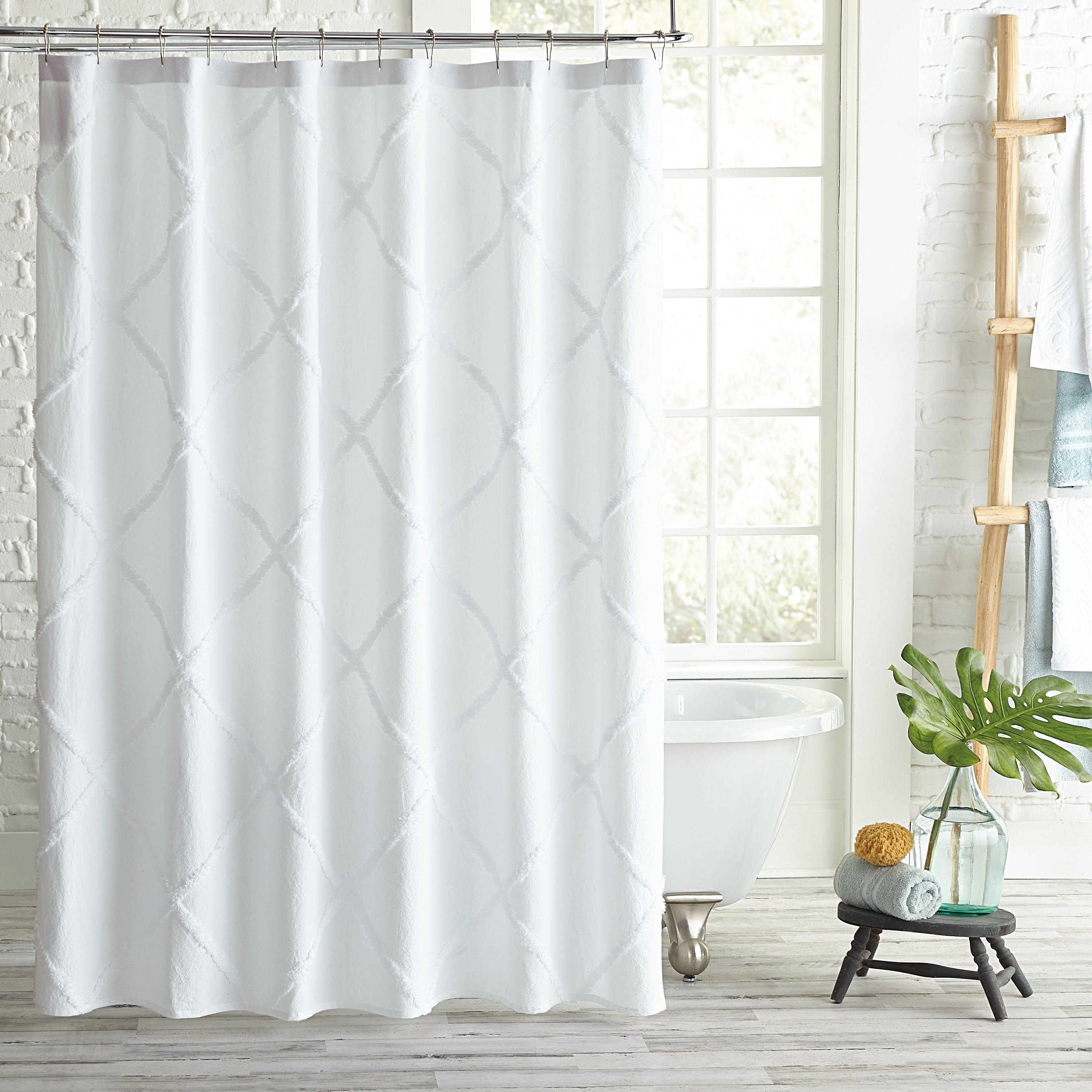 Porch & Den Norris Lattice Shower Curtain
