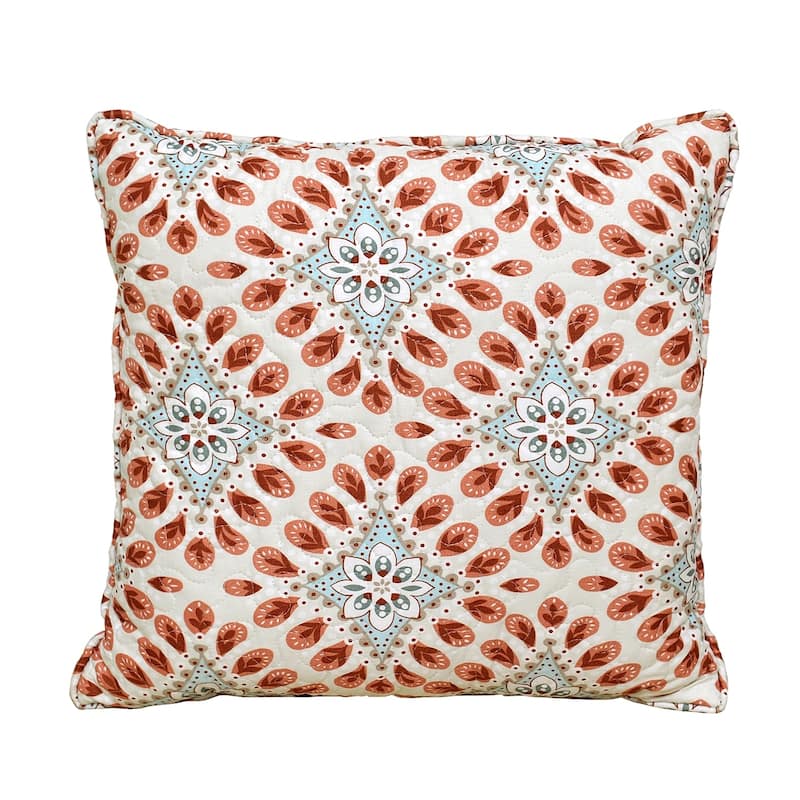 Serenta Bennington Damask Printed Microfiber 5 Piece Quilts Set