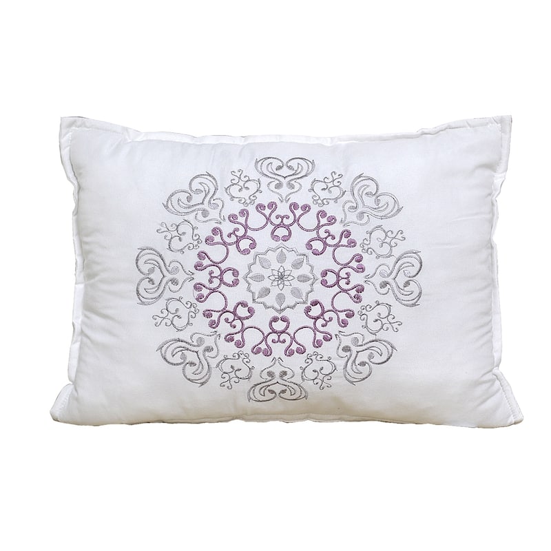 Porch & Den Starflower Medallion Pattern Microfiber 5-piece Quilt Set