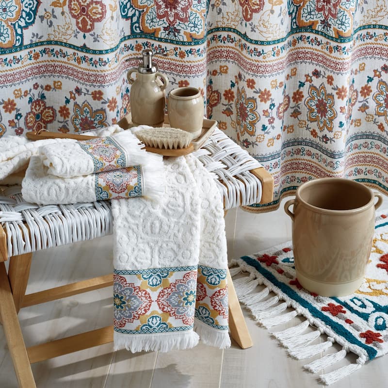 Porch & Den Noah Medallion Bath Towel