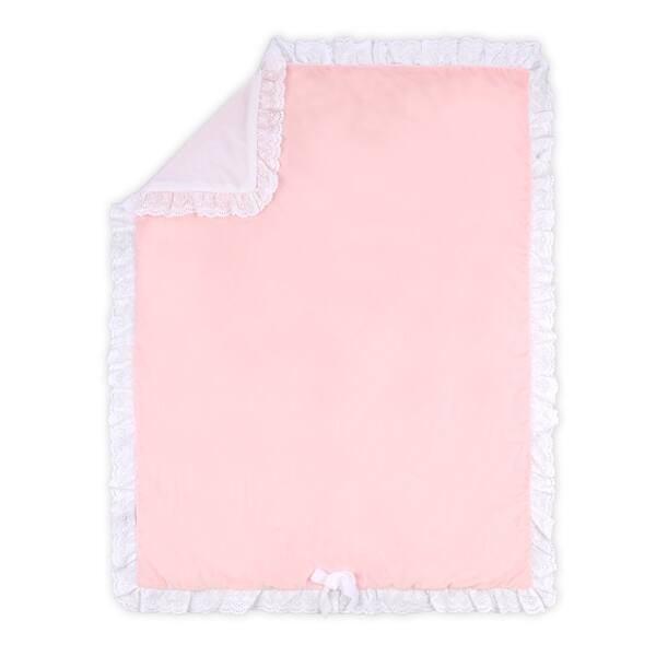 slide 1 of 1, Farmhouse Pink Crystal Velour Blanket by The Peanutshell.