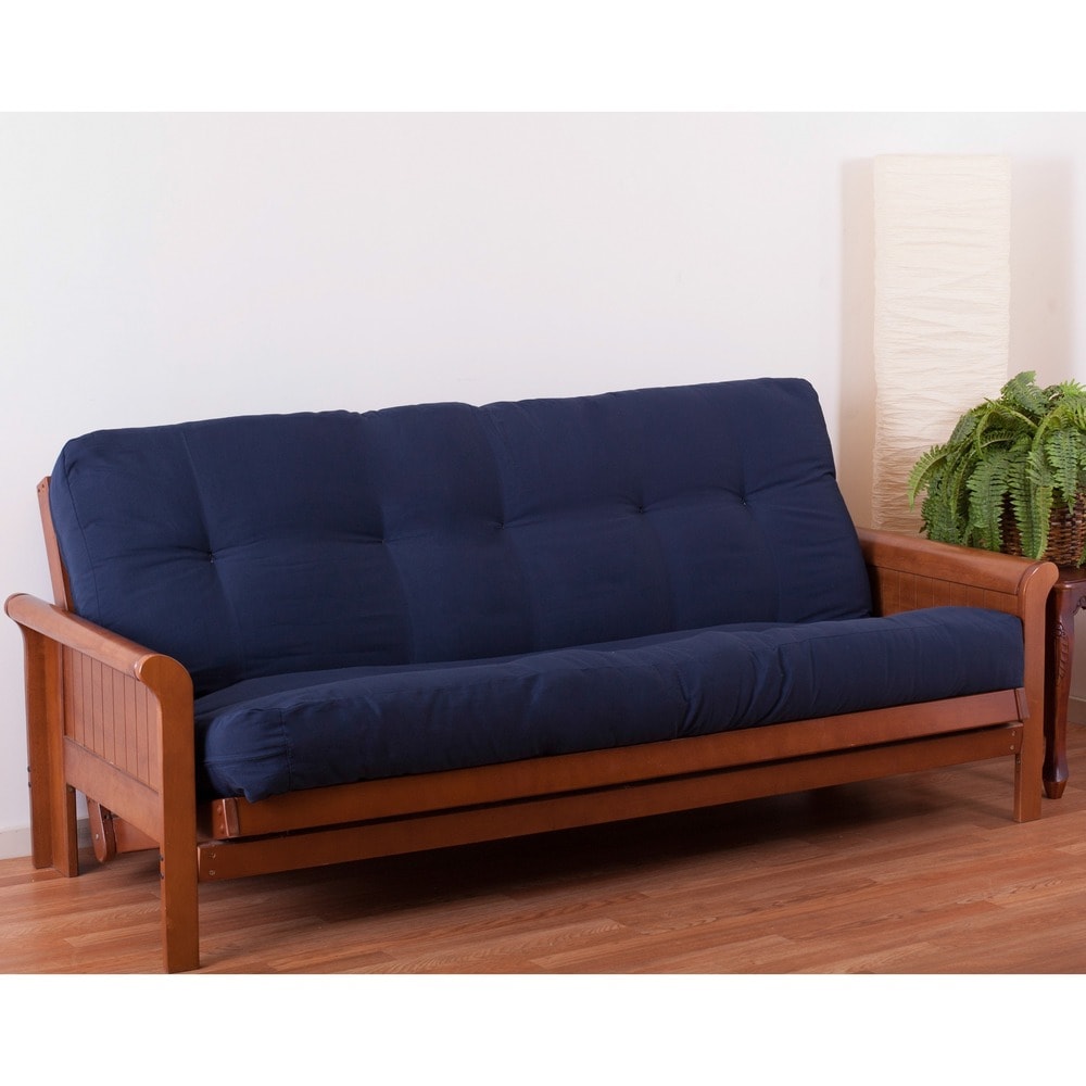 8-inch Thick Twill Futon Mattress (Twin, Full, or Queen)