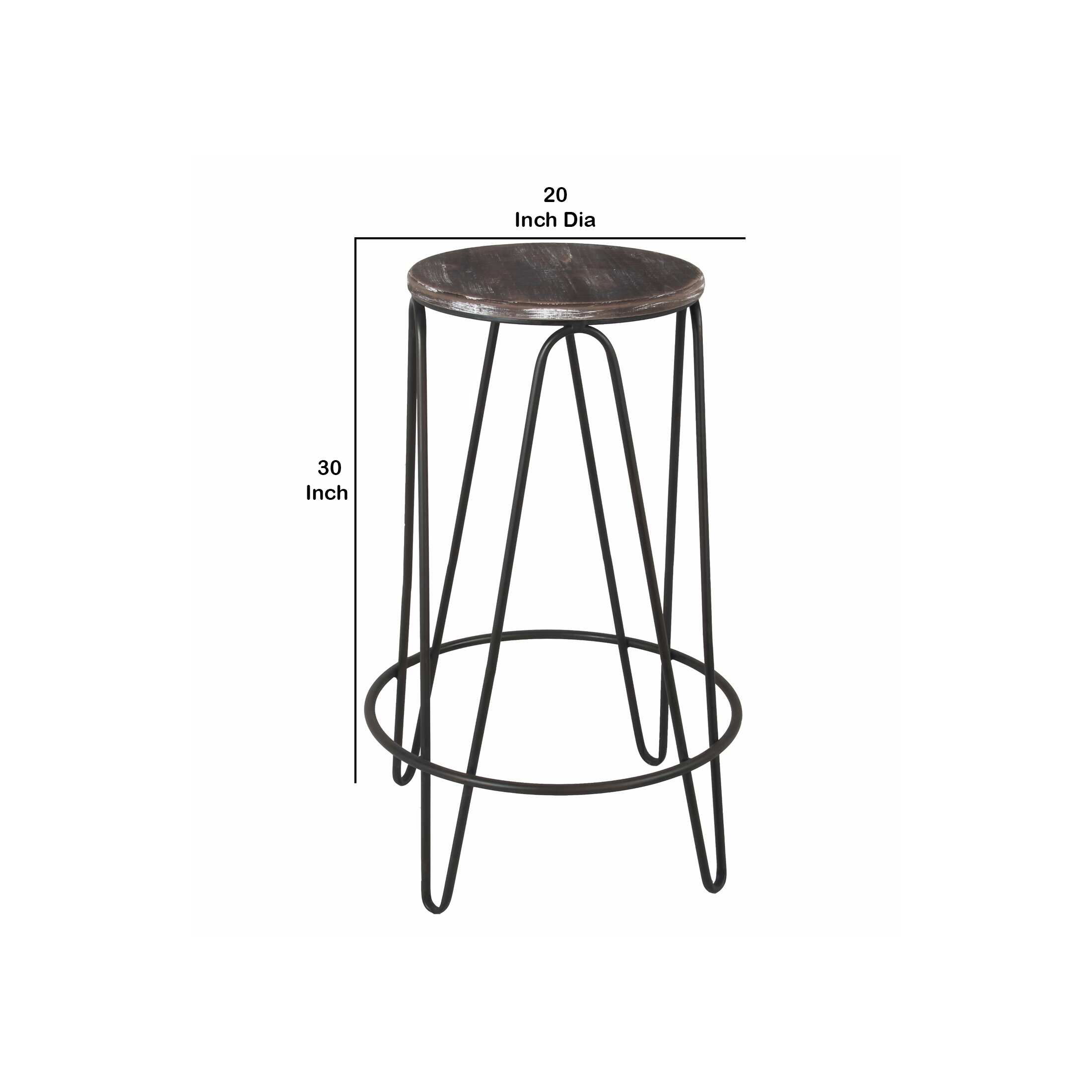 bar height hairpin legs