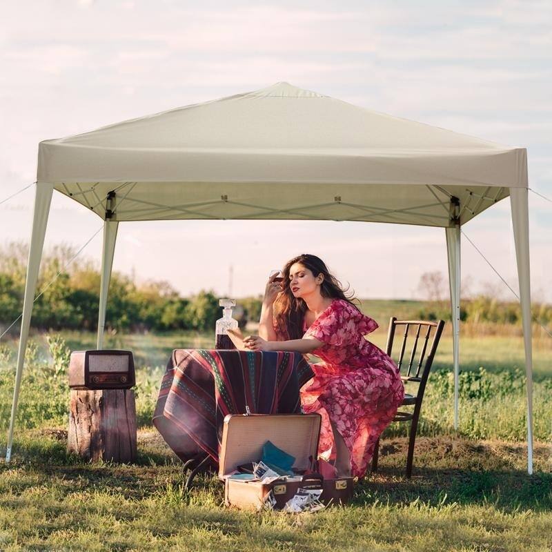 3 x 3m Practical Waterproof Folding Tent 3 Colors