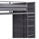 preview thumbnail 3 of 3, Gunmetal Gray Finish Twin Turdle with Metal Frame and Slat system, Gray