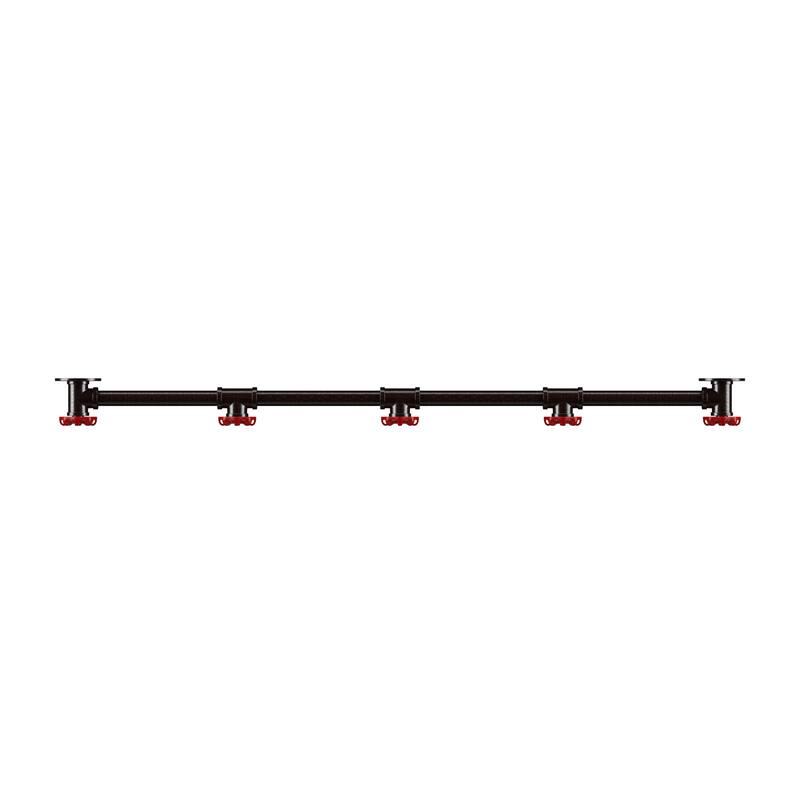 Cambria Industrial Sand Black Wall Coat Rack by Furniture of America