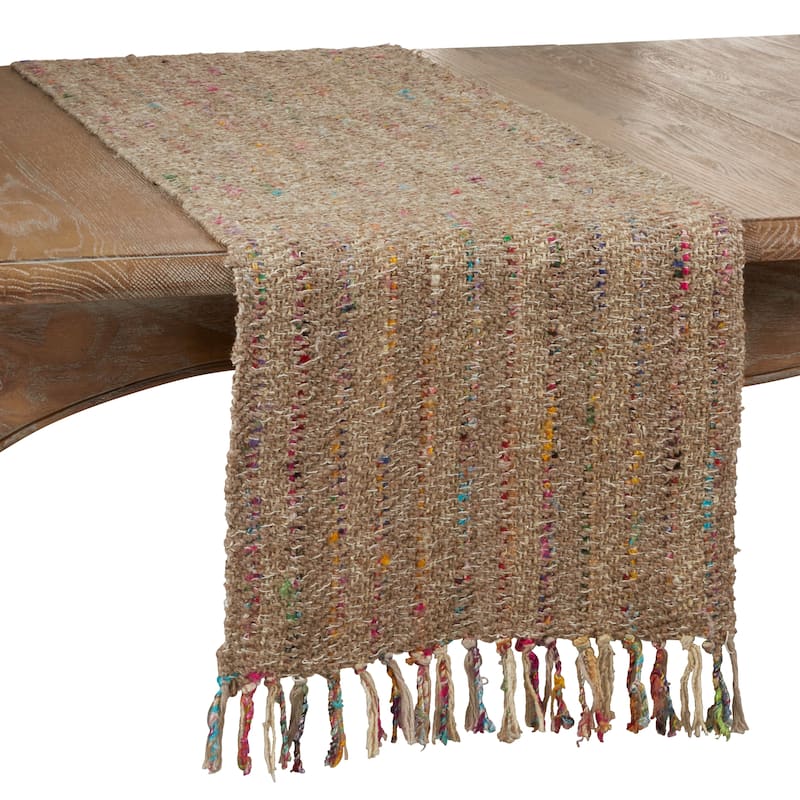 Table Runner With Thin Stripe Design