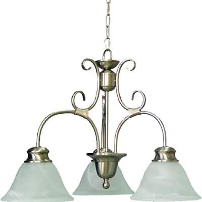 Volume Lighting Troy 3 Light 23" Wide Chandelier