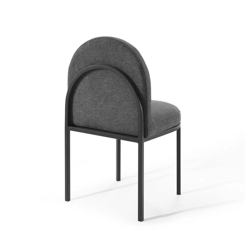 Isla Channel Tufted Upholstered Fabric Dining Side Chair