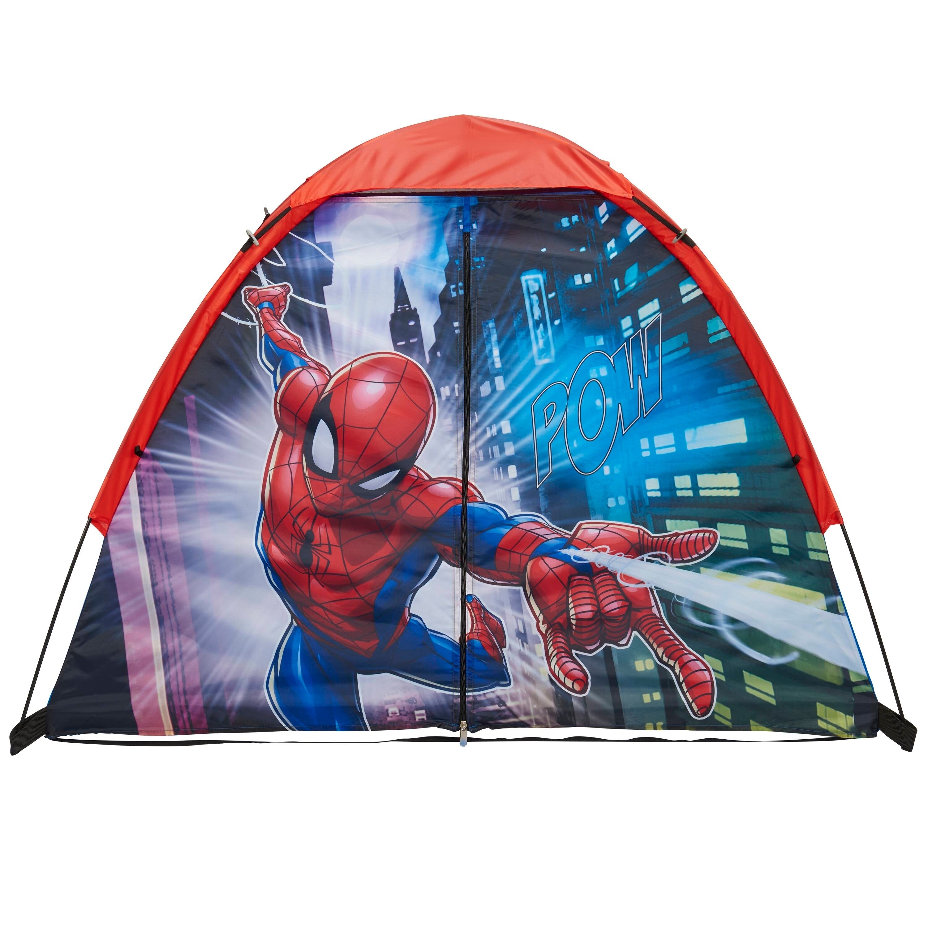 spiderman pop up tent