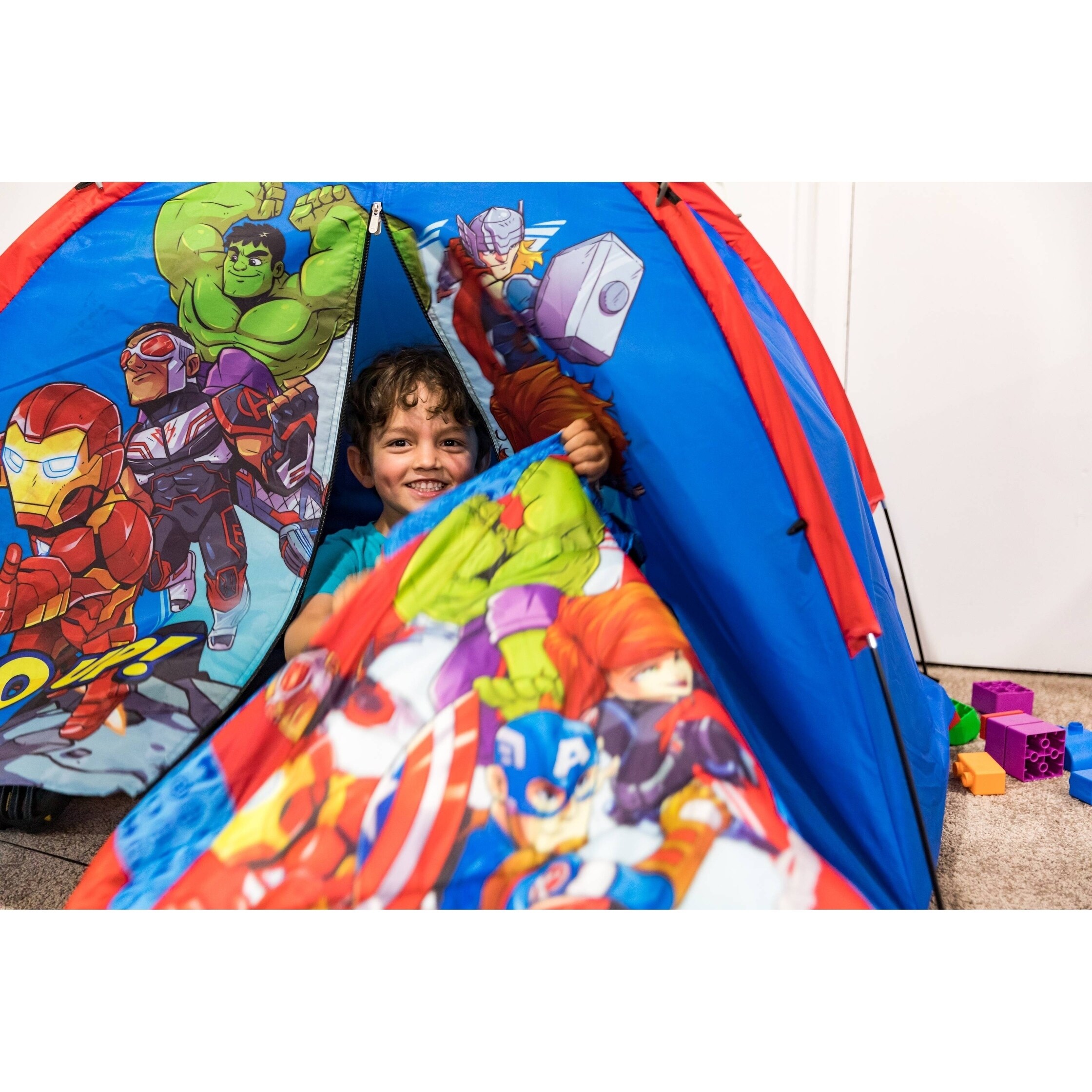 superhero play tent