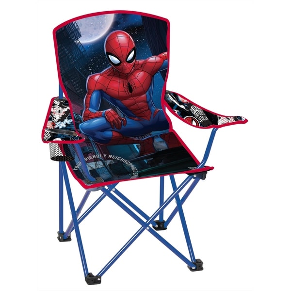 Shop SpiderMan Kids' Folding Chair Overstock 30659248