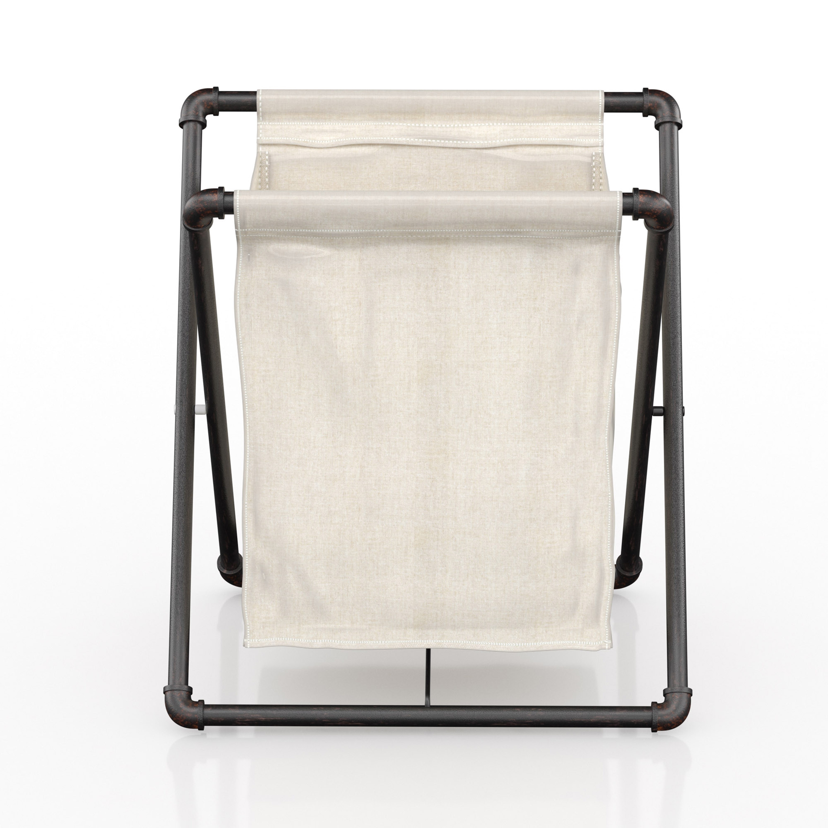 Linley Industrial Sand Black Metal Foldable Laundry Hamper by Furniture of  America - On Sale - Bed Bath & Beyond - 30665721