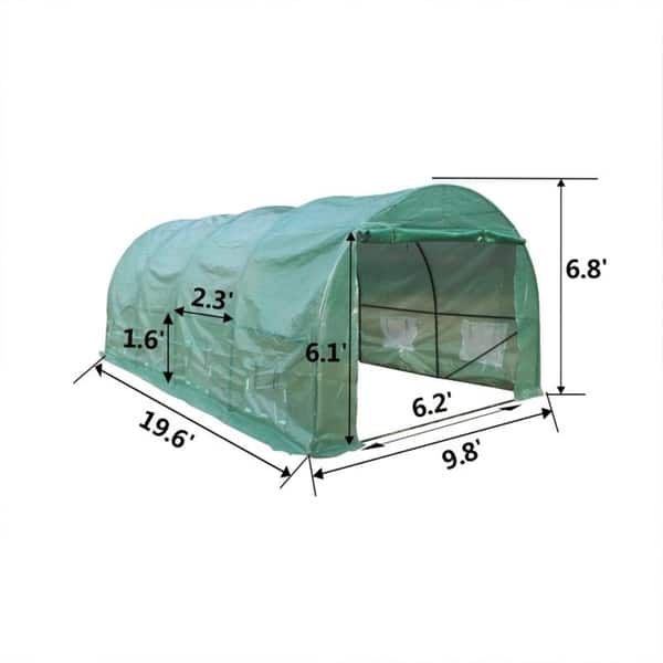 20ftx10ftx7ft -A Heavy Duty Greenhouse Plant Gardening Dome Greenhouse Tent