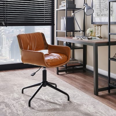 Brown Faux Leather Office Conference Room Chairs Shop Online