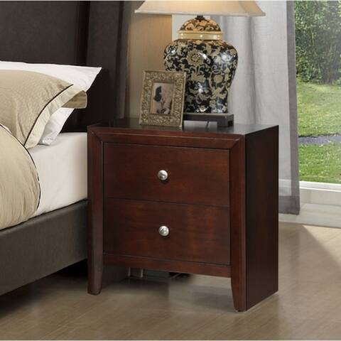2 Drawer Nightstands Brown By No Copoun On Bar Height Bar Stools