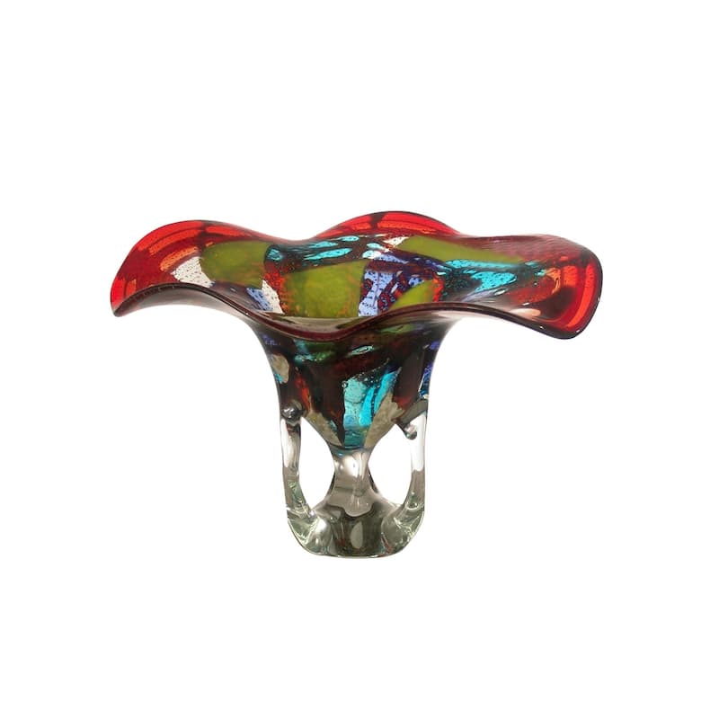 Montana Hand Blown Art Glass Vase
