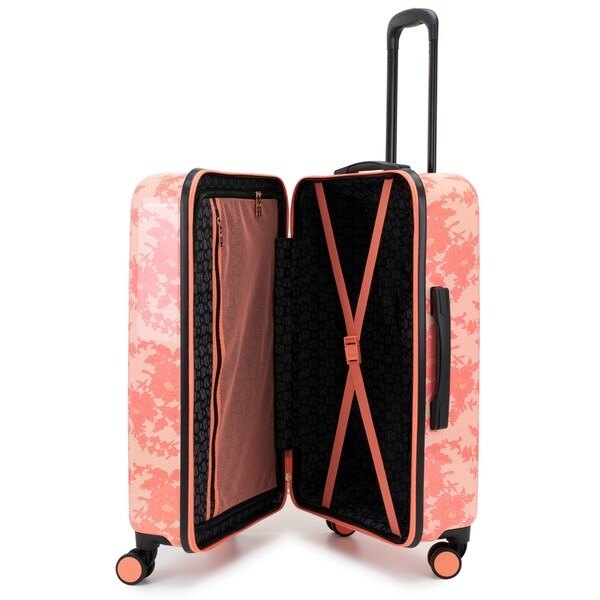 pink hard luggage sets