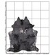 preview thumbnail 2 of 0, grey and silver cowhide rug - L
