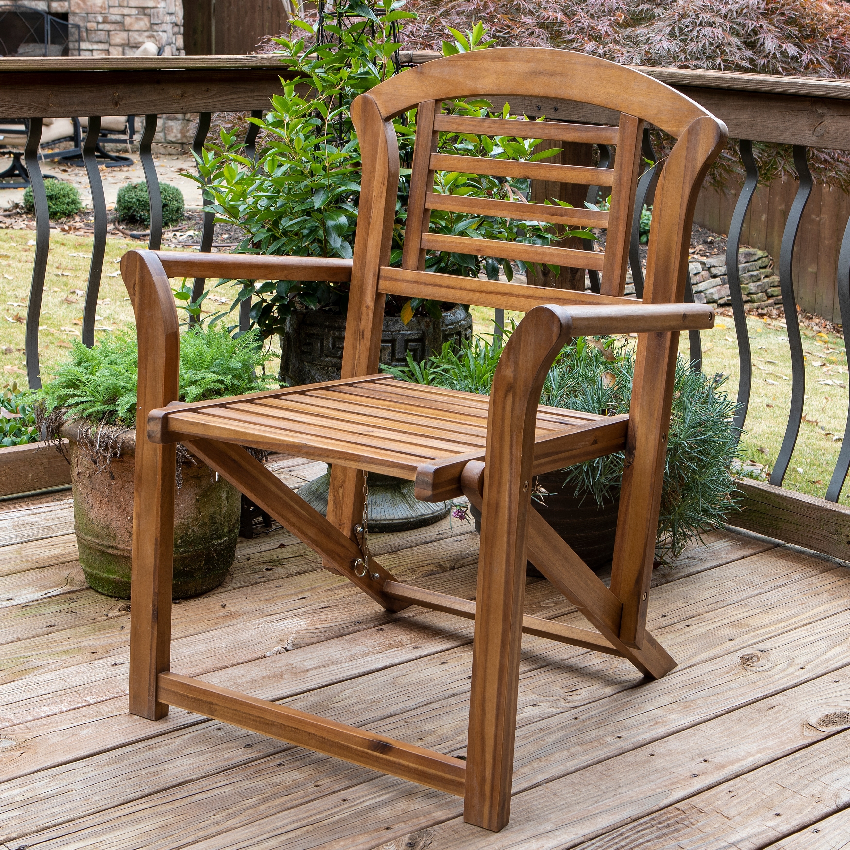 hardwood garden chairs with arms