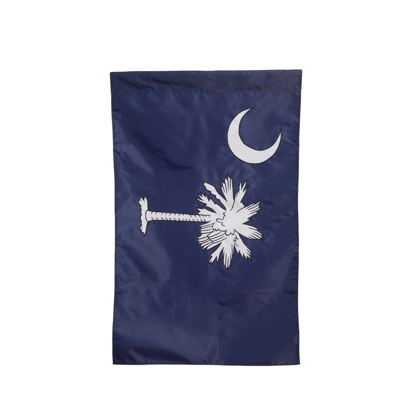 28" x 44" South Carolina Applique House Flag