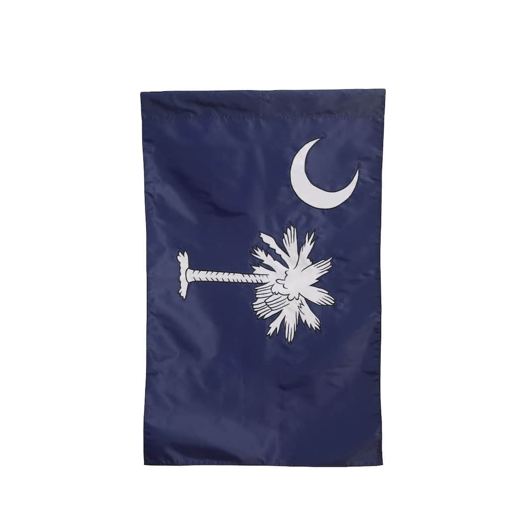 28" x 44" South Carolina Applique House Flag
