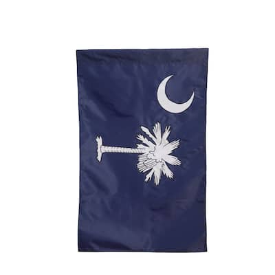 28" x 44" South Carolina Applique House Flag