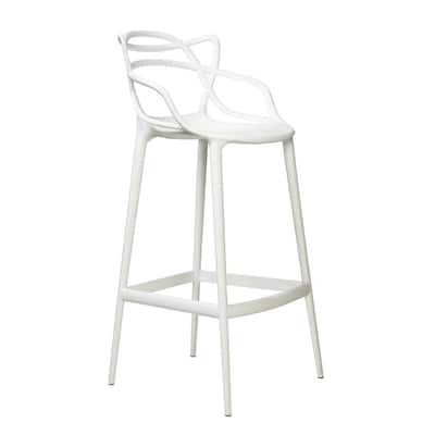 Trinity Contract Grade Polypropylene Molded Counter Stool