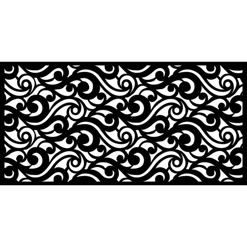 Laser Cut Metal Privacy Screen