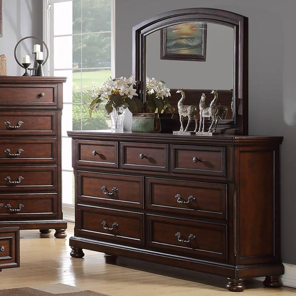 Pine Wood Dresser 7-Drawer