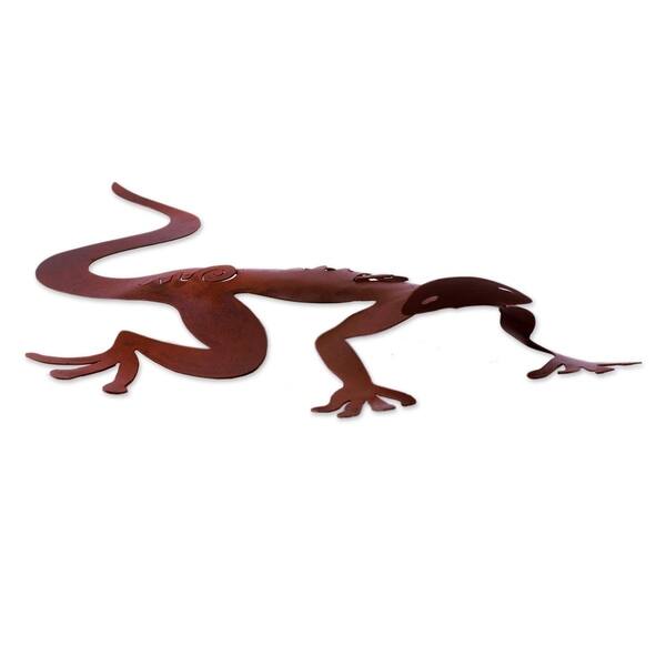 Shop Handmade Spying Gecko Iron Wall Art Mexico Overstock 3067442