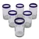 preview thumbnail 6 of 4, NOVICA Handmade Artisan Crafted Cobalt Drinking Glasses Set 6 (Mexico) - 4.3*2.6