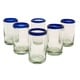 preview thumbnail 1 of 4, NOVICA Handmade Artisan Crafted Cobalt Drinking Glasses Set 6 (Mexico) - 4.3*2.6