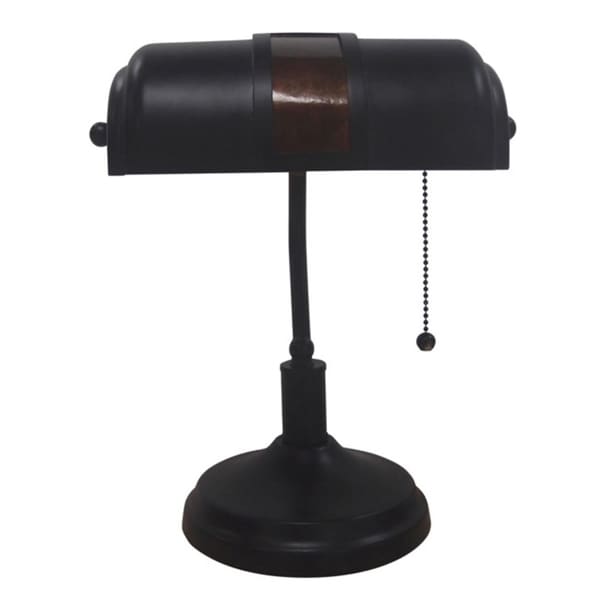 bronze bankers lamp