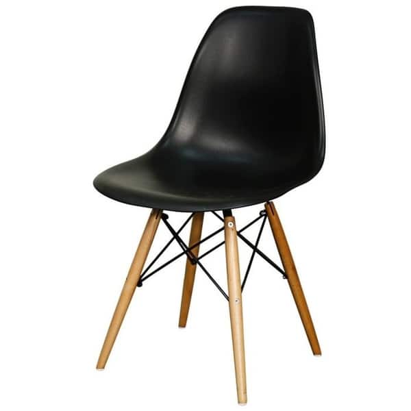 slide 1 of 16, Mid-Century Modern Eiffel Style Kids Chair with Wood Legs