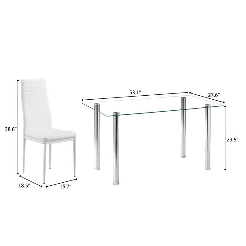 Silver Orchid Millner 7-piece Dining Set