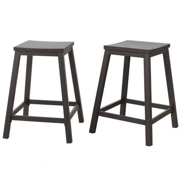 Shop Kajume 25 Inch Counter Height Saddle Bar Stools Set Of 2 By